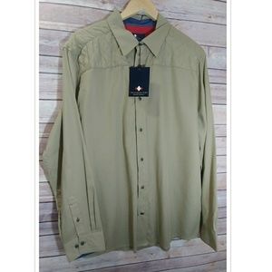 🆕NWT 🌠 ARGYLECULTURE TAN LONG SLEEVE Dress Shirt